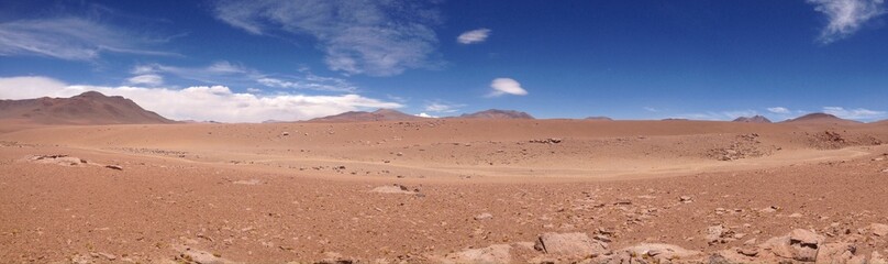 wüste panorama atacama chile