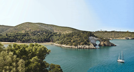Fototapeta premium vieste peschici beach