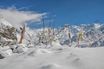 Fotobehang Himalayas near Kanchenjunga © michalknitl