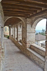 Obraz premium Castelli di Piticchio, Arcevia, Arco e archi