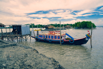 Fototapeta na wymiar Boat in Bangladesh