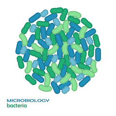 Bacteria. Vector.