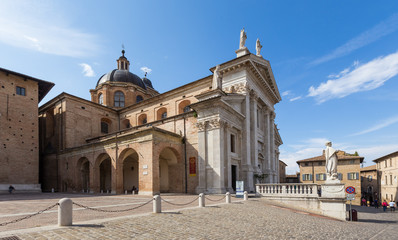 medieval castle in Urbino, Marche, Italy - 77165868