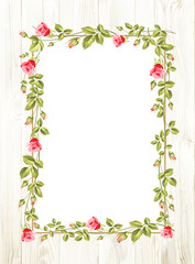 Wedding flower frame.