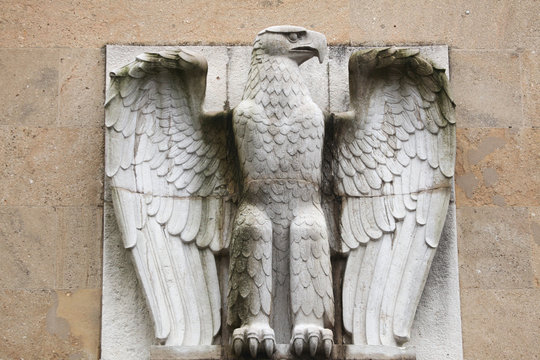 German Eagle on the Tempelhof Airport in Berlin, Germany.