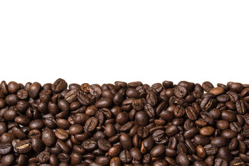 coffee bean on white  background