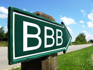 BBB credit rating sign