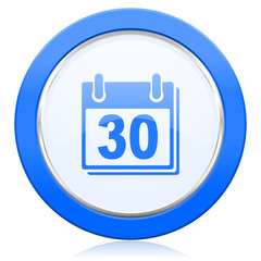 calendar icon organizer sign