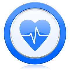 pulse icon heart rate sign