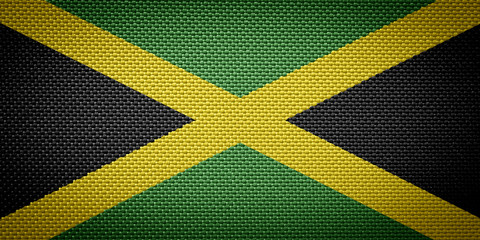 Jamaican fabric flags