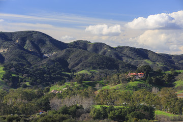 Obraz premium Santa Monica mountain