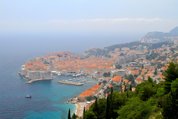 Fototapeta na wymiar Dubrovnik aerial