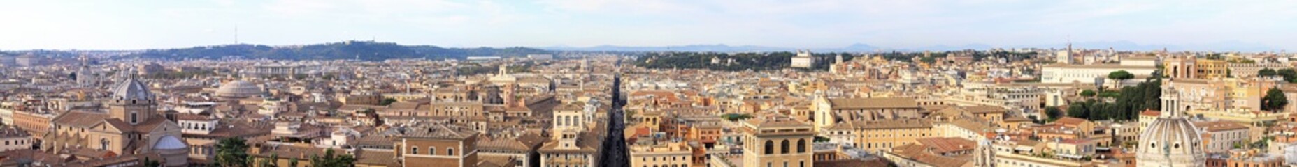 Panele Szklane Podświetlane  Rzym panoramiczny