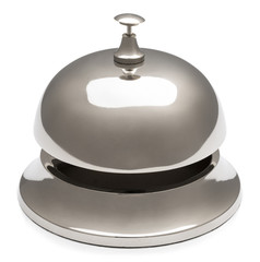 Ring bell isolated on white background.