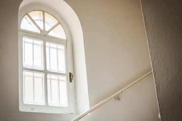 Window in an old monastery of cloistered