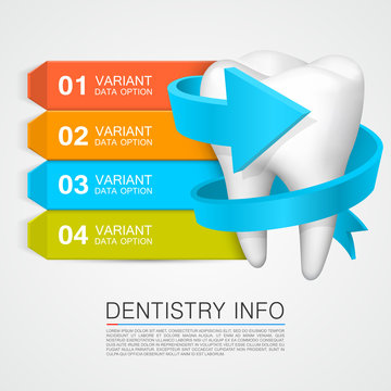 Dentistry info. Vector Illustration