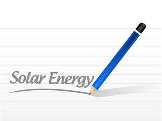 solar energy message illustration design
