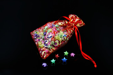 Colourful Handmade Lucky Stars