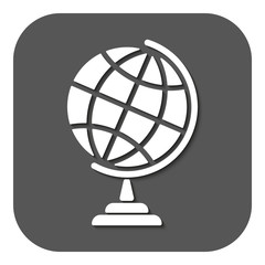 Obraz premium The globe icon. Globe symbol.