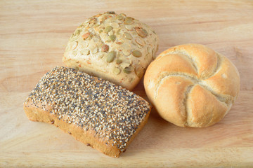 Stock image if fresh bread rolls from the bakers