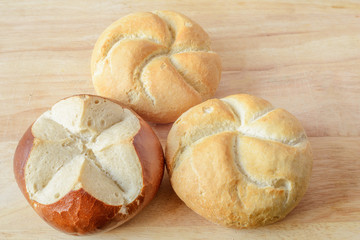 Stock image if fresh bread rolls from the bakers