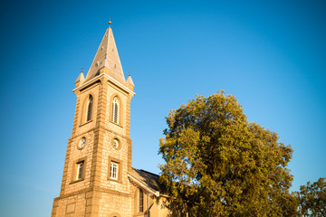 Fototapeta na wymiar Old Church with bell tower