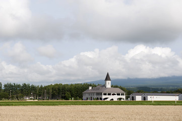 landscape of countryside  in Japan