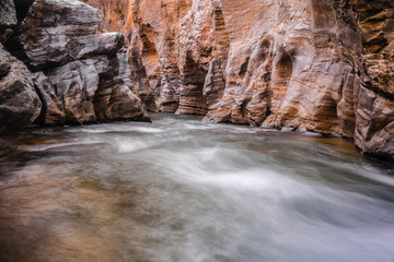 creek flowing over the rocks