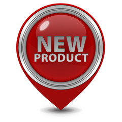 new product pointer icon on white background