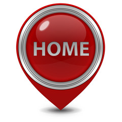 home pointer icon on white background