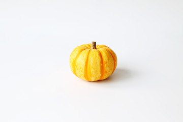 A Pumpkin on White Background