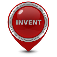 Invent pointer icon on white background