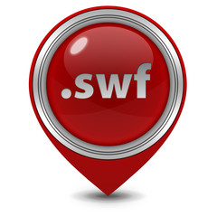 .swf pointer icon on white background