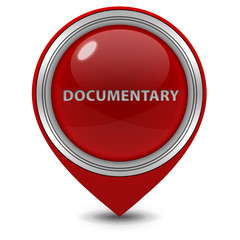 Documentary pointer icon on white background