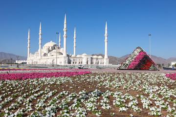 Fototapeta premium Sheikh Zayed Grand Mosque in Fujairah, UAE