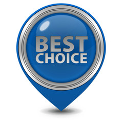 Best choice pointer icon on white background