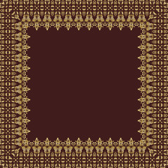 Floral Vector Fine Frame