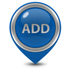 add pointer icon on white background