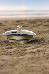 Book on the beach