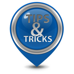 Tips & tricks pointer icon on white background