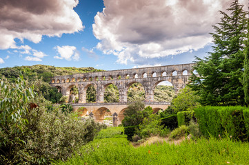 Obraz premium Pont du Gard