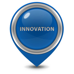Innovation pointer icon on white background