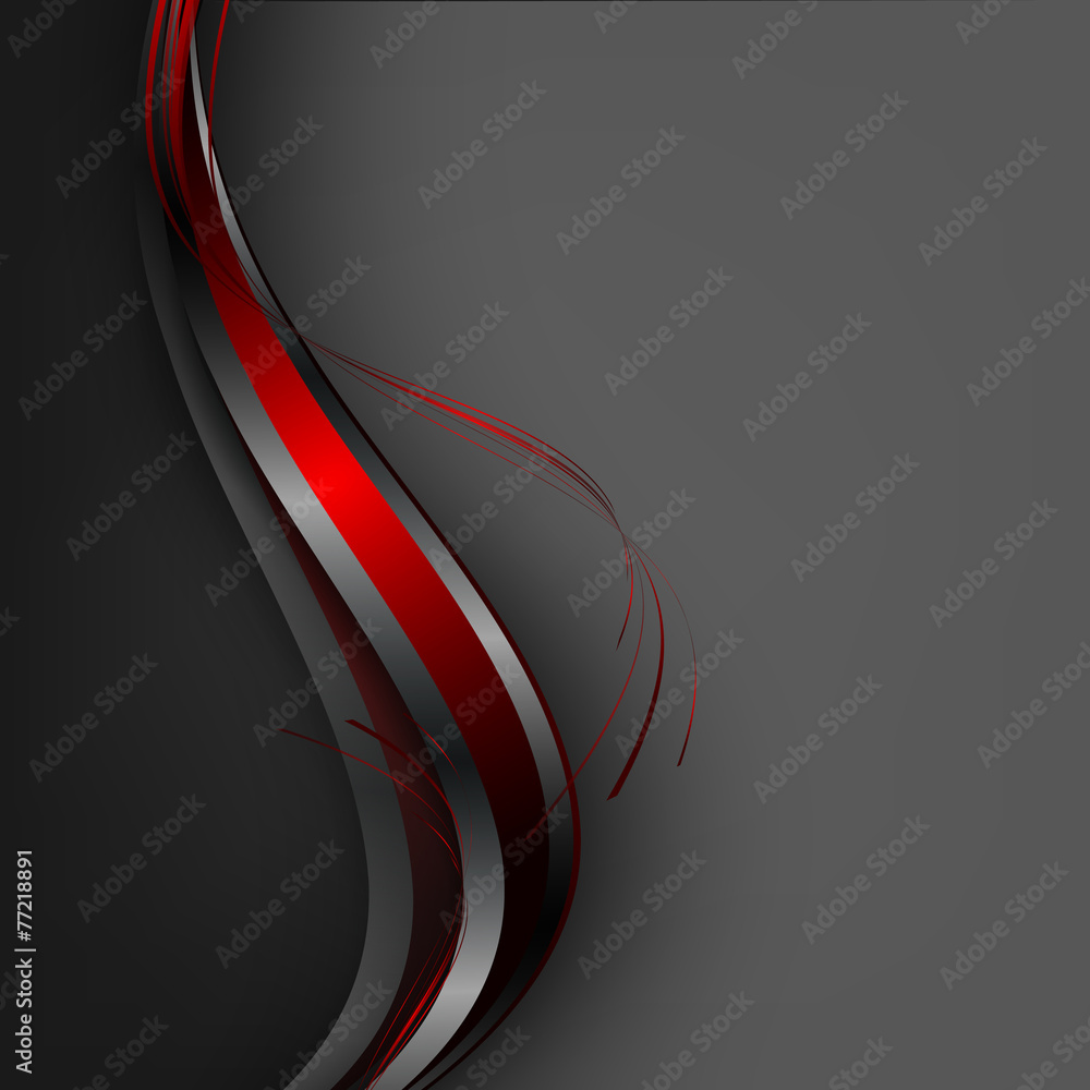Poster vector background with wavy lines