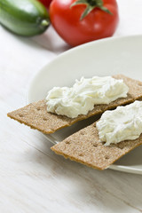 cottage cheese with vegetables