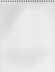 Blank sheet of paper