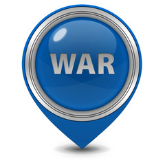 War pointer icon on white background