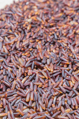 Close-up  brown rice background