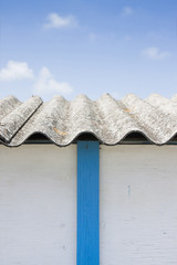 Dangerous asbestos roof