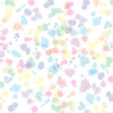 Colored splashes in abstract shape