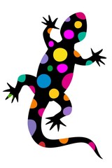 psychedelic lizard